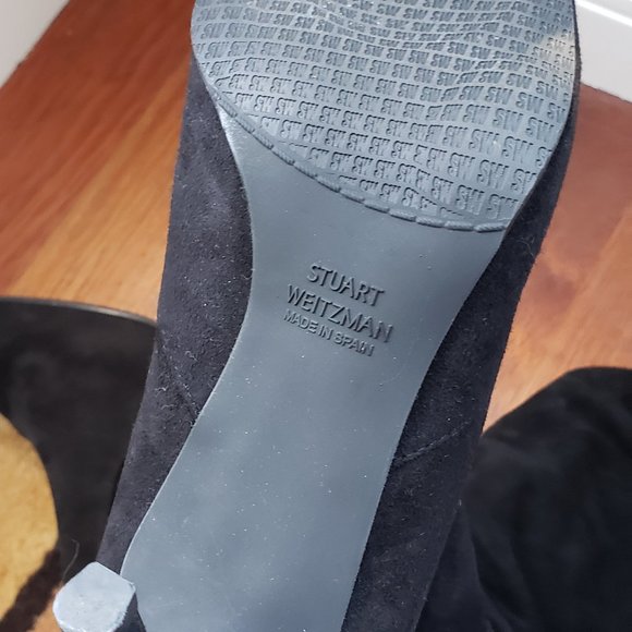 Stuart Weitzman Lafayette Black Suede Boot… - Picture 10 of 10